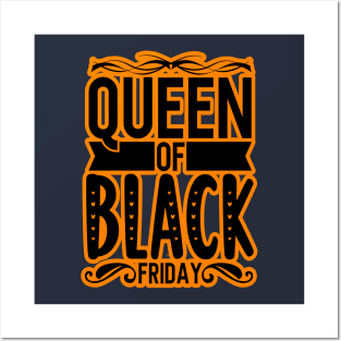 black friday, orange and black friday Posters and Art